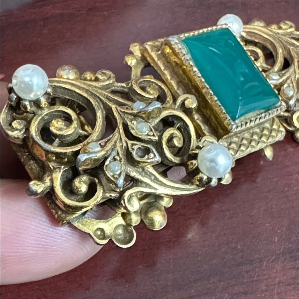 Vintage Arthur Pepper Signed Gemstone Bracelet